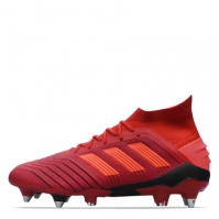 Ghete de fotbal adidas Predator 19.1 SG rosu