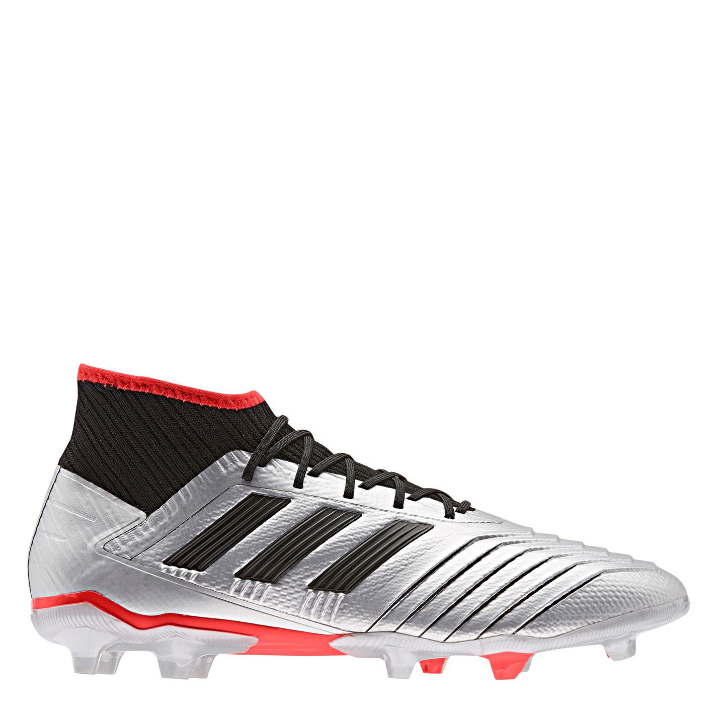 Ghete de fotbal adidas Predator 19.2 FG argintiu negru