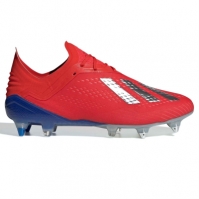 Ghete de fotbal adidas X 18.1 SG pentru Barbati rosu argintiu albastru