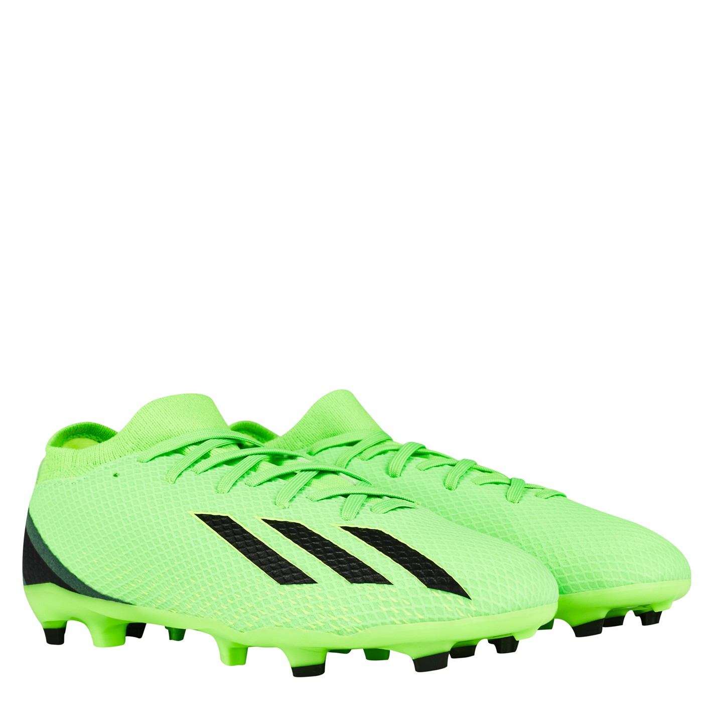 Ghete fotbal sala adidas X Speedportal.3 Firm Ground fotbal verde negru galben