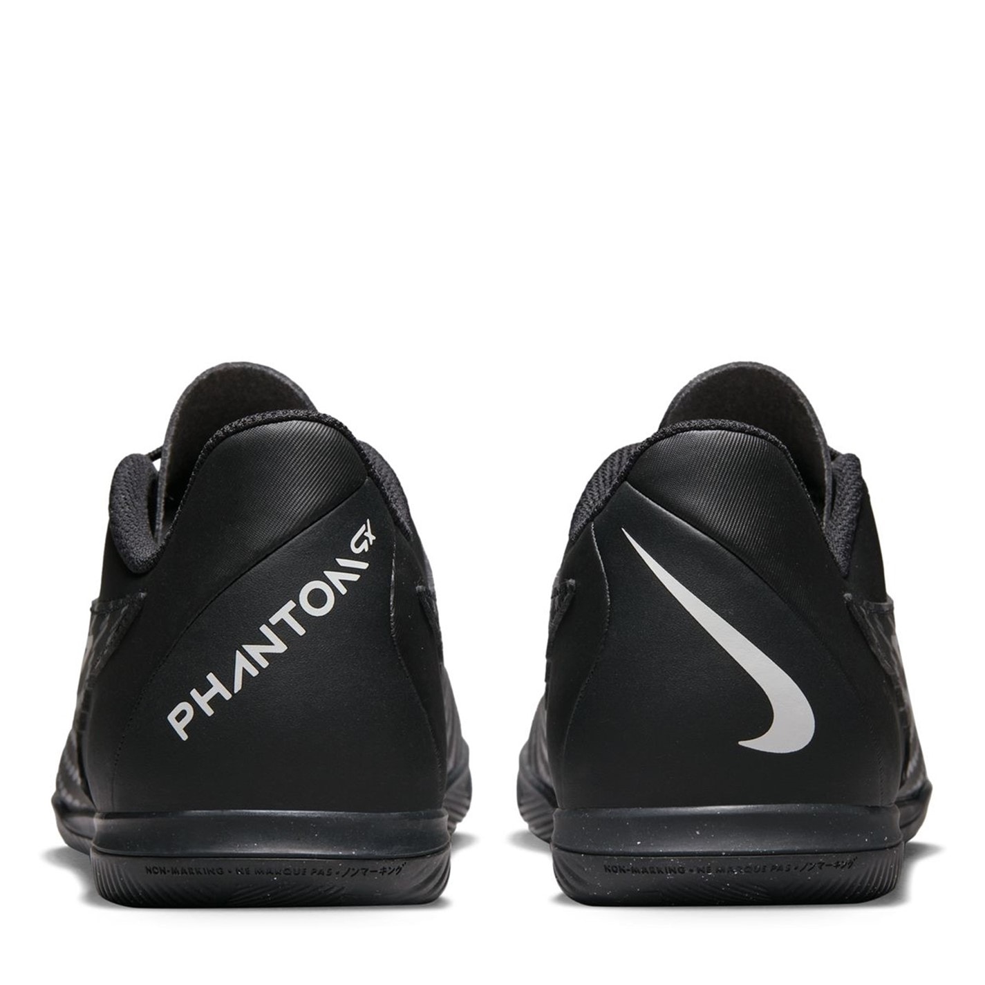 Ghete de fotbal Nike Phantom Club Indoor negru alb