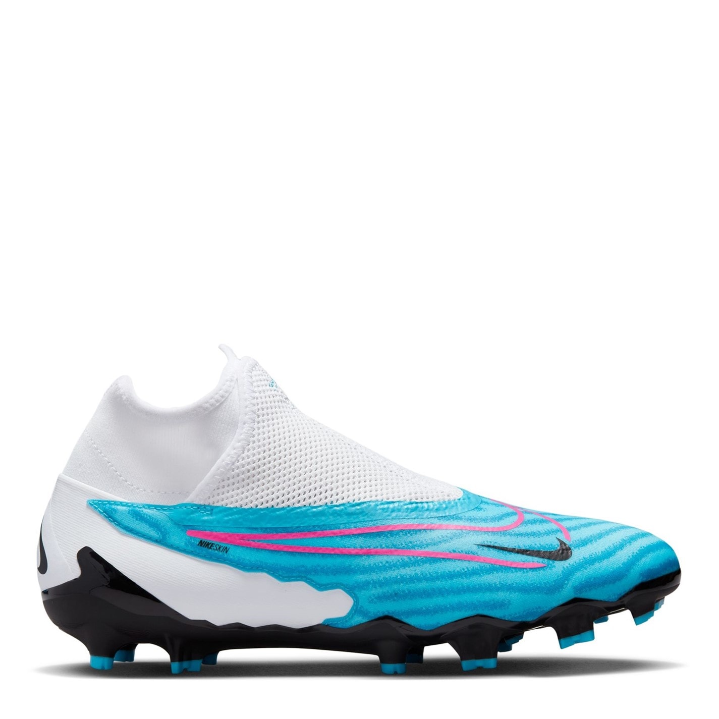 Ghete de fotbal Nike Phantom GX Pro Firm Ground albastru roz
