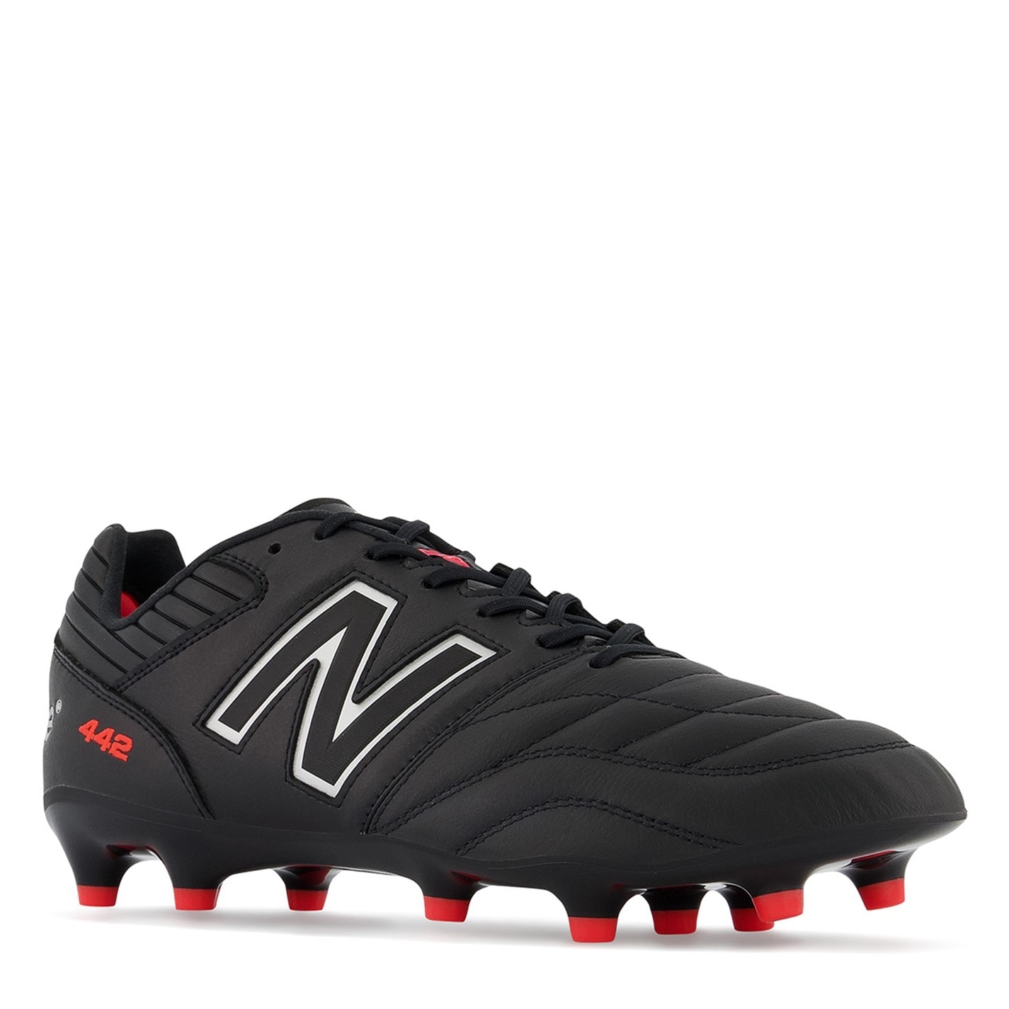 Ghete New Balance 442 V2 Pro Firm Ground negru rosu