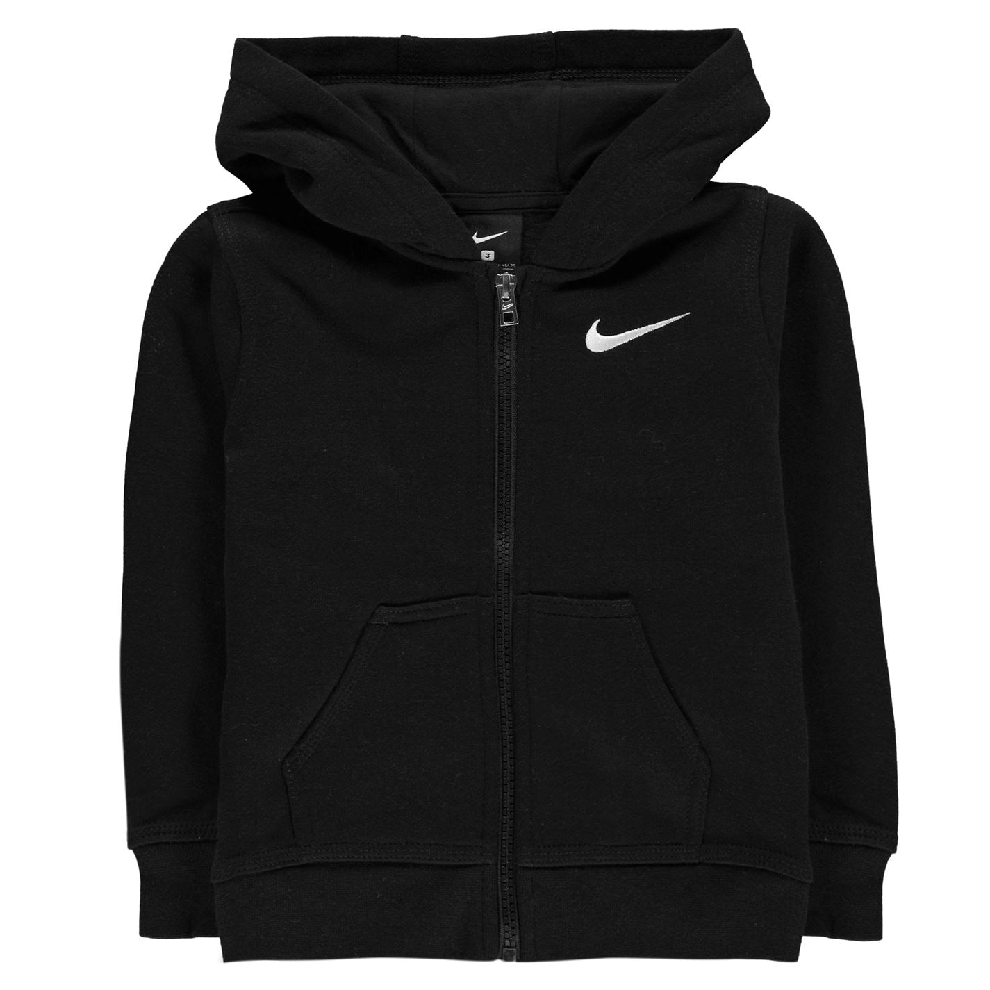 Hanorac Nike Club cu fermoar pentru Bebelusi negru