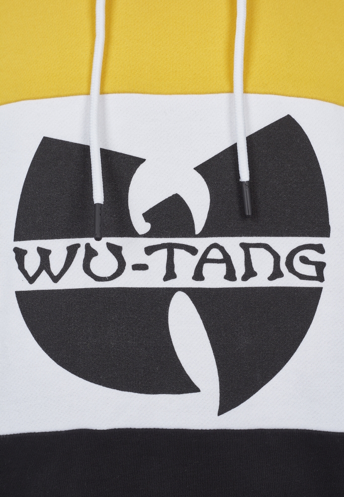 Hanorac Wu-Wear Block negru alb galben