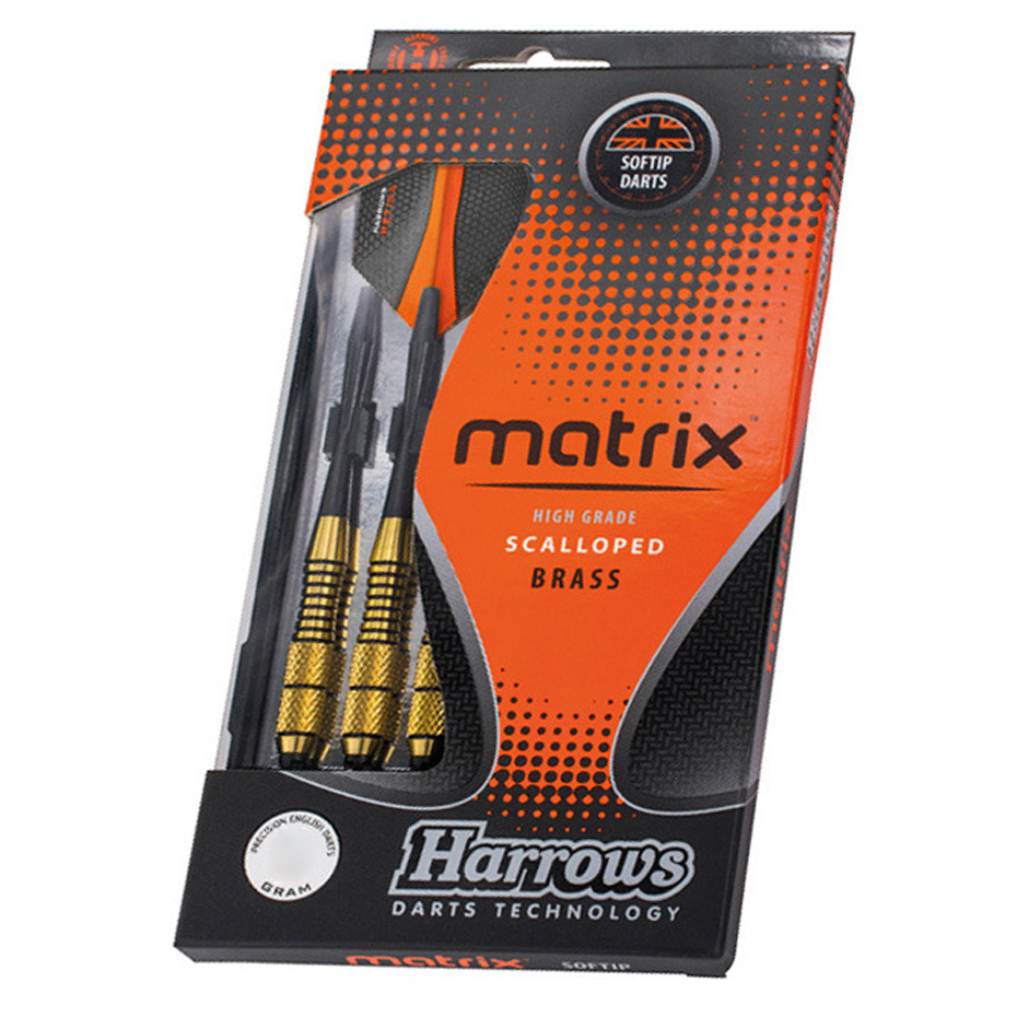 Sageti darts Harrows Softip MATRIX SOUNDS 18g copii