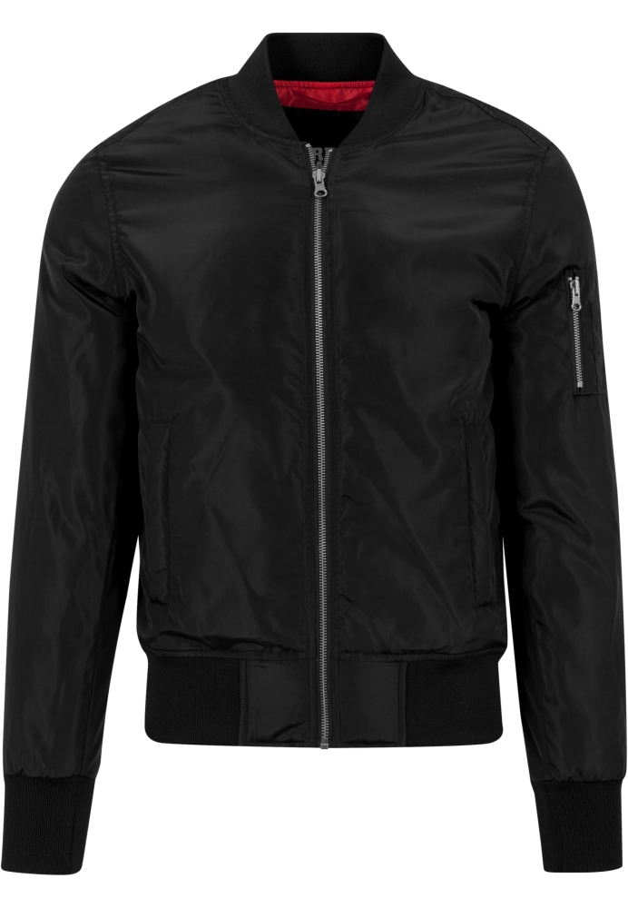 Jacheta doua culori Bomber negru negru Urban Classics