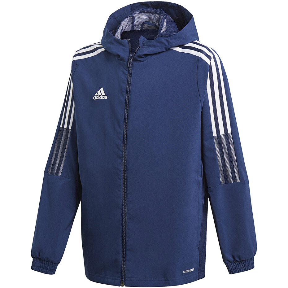 Jacheta Geaca pentru vant For Adidas Tiro 21 bleumarin GP4974 Copii