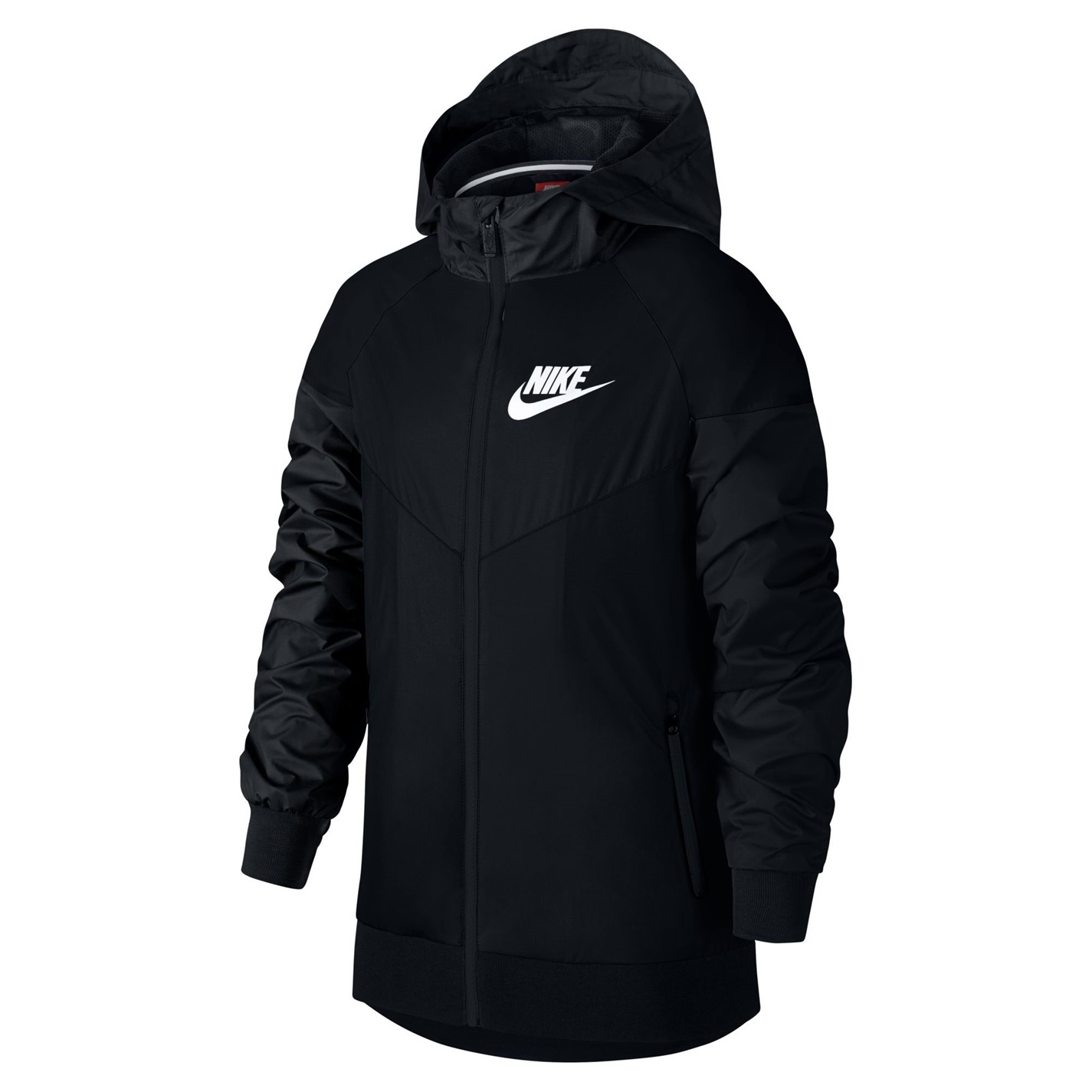 Jacheta Nike de vant pentru baietei negru alb