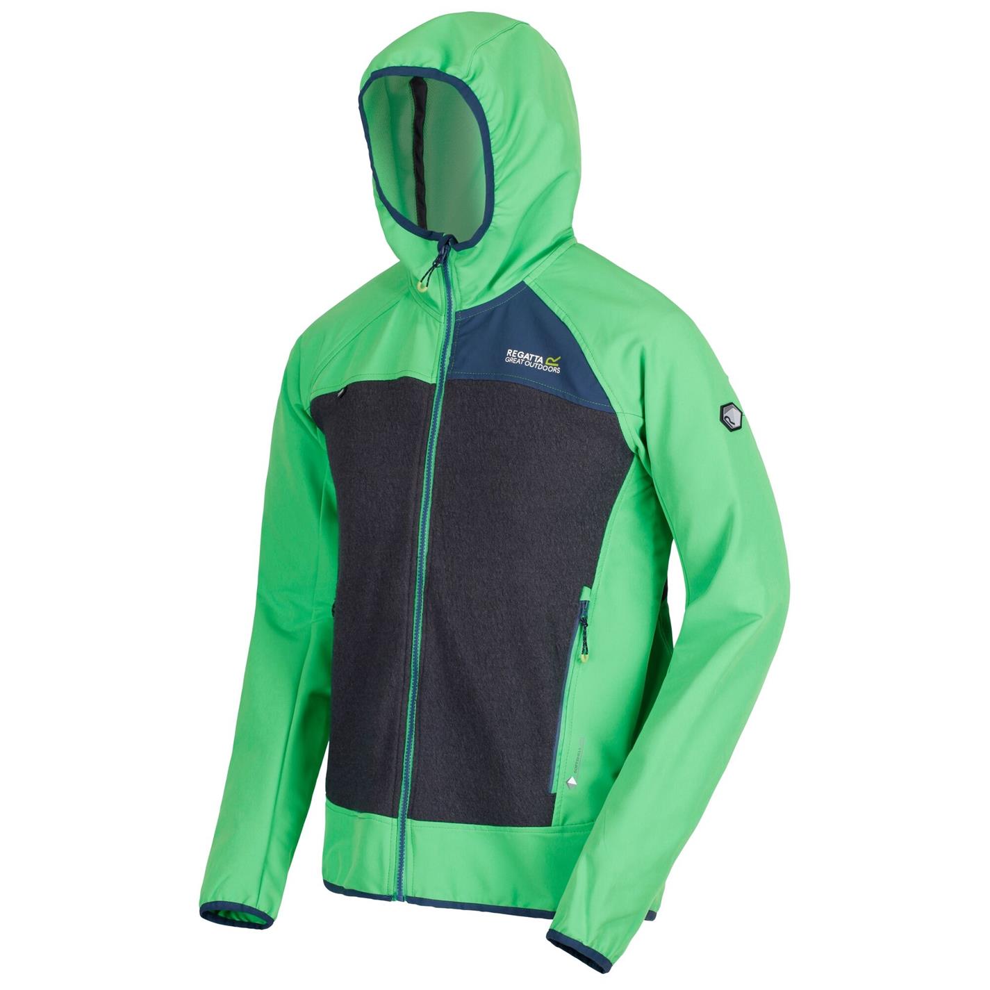 Jacheta Regatta Carpo Hybrid Softshell verde slgr