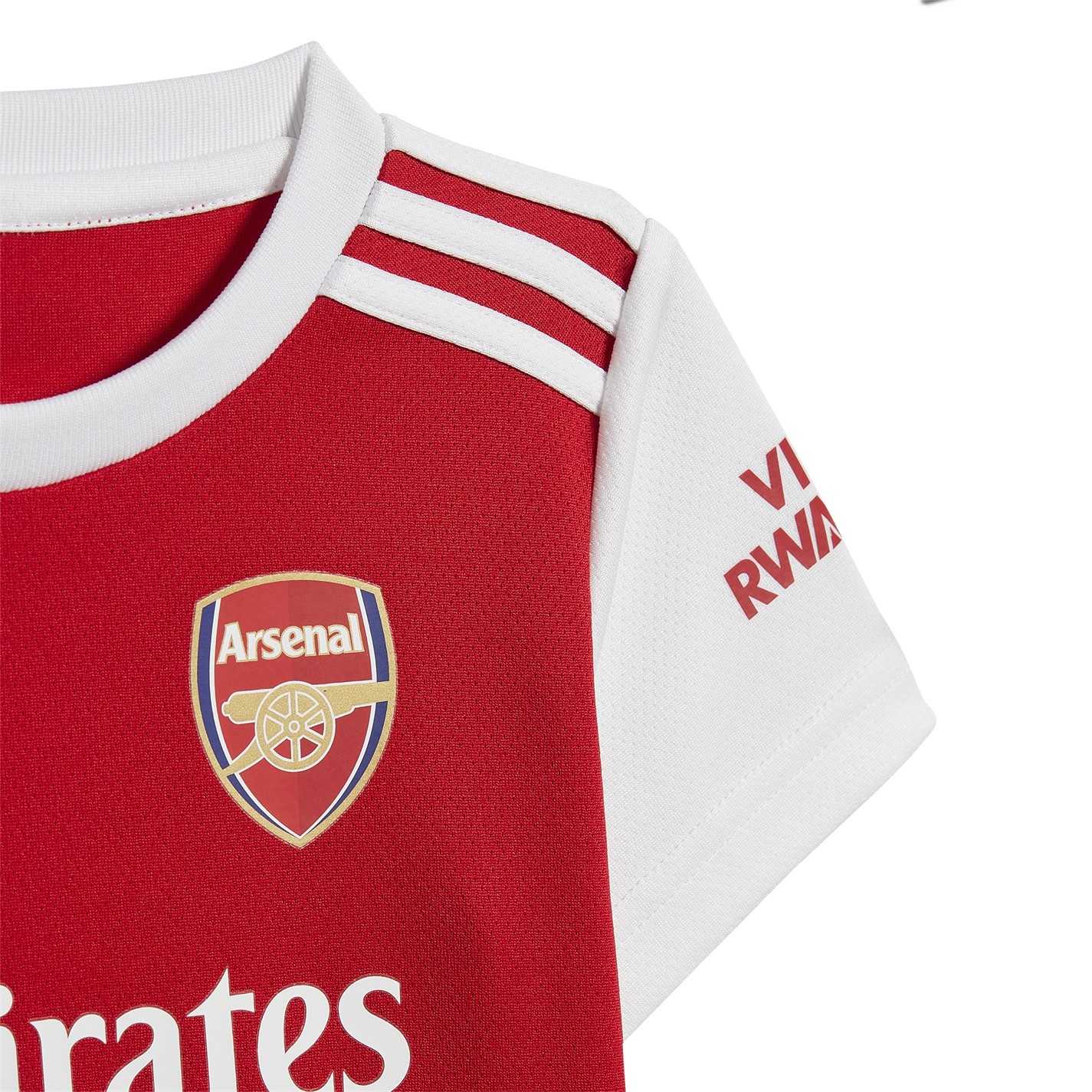 Kit fotbal bebelusi adidas Arsenal FC Acasa 2022 2023 pentru baieti pentru Bebelusi rosu