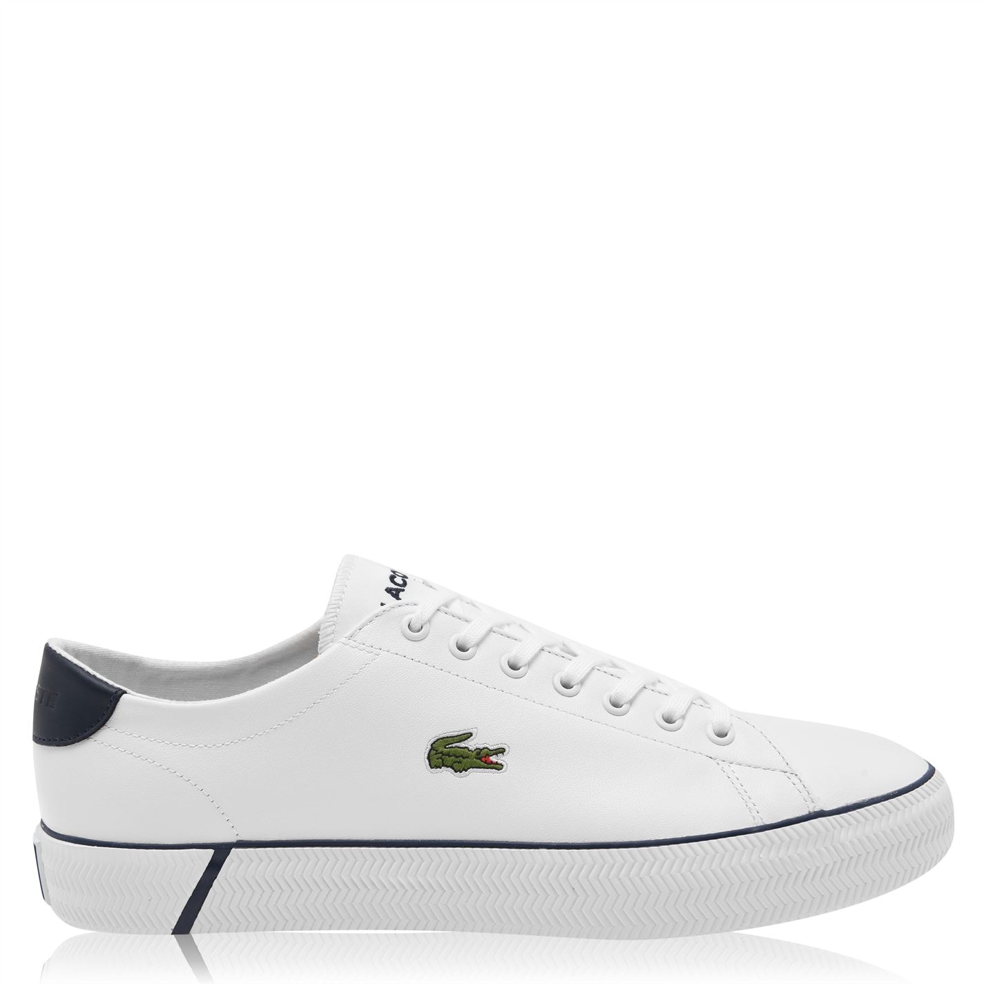 Adidasi sport Lacoste Gripshot alb bleumarin