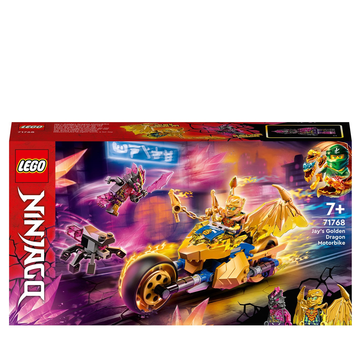 LEGO NINJAGO Jays auriu Dragon Motorbike Toy 71768