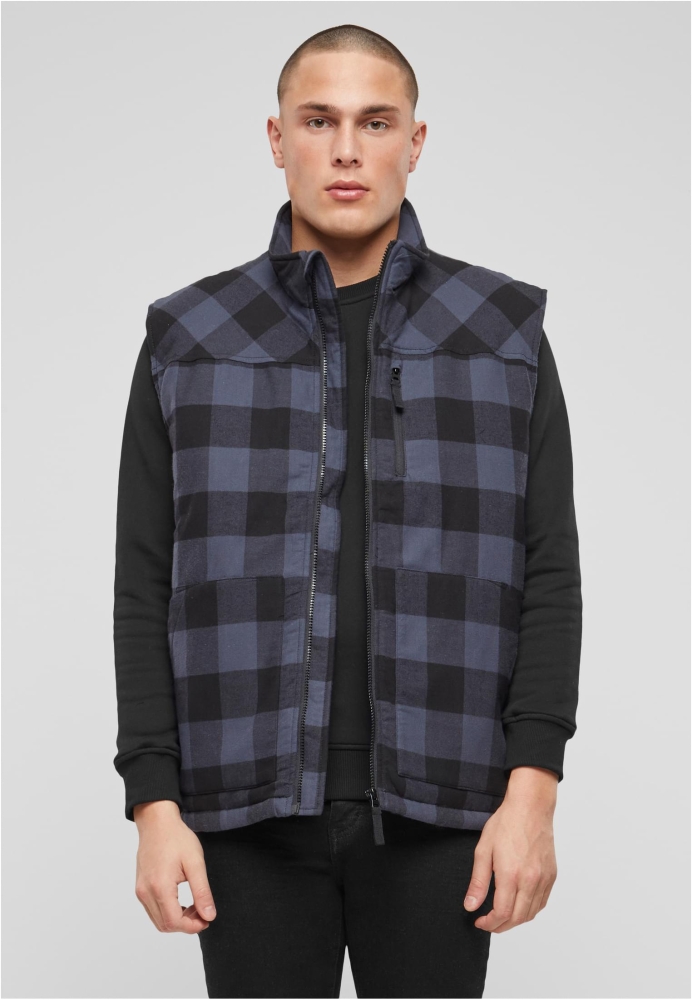 Lumber Vest negru gri Brandit