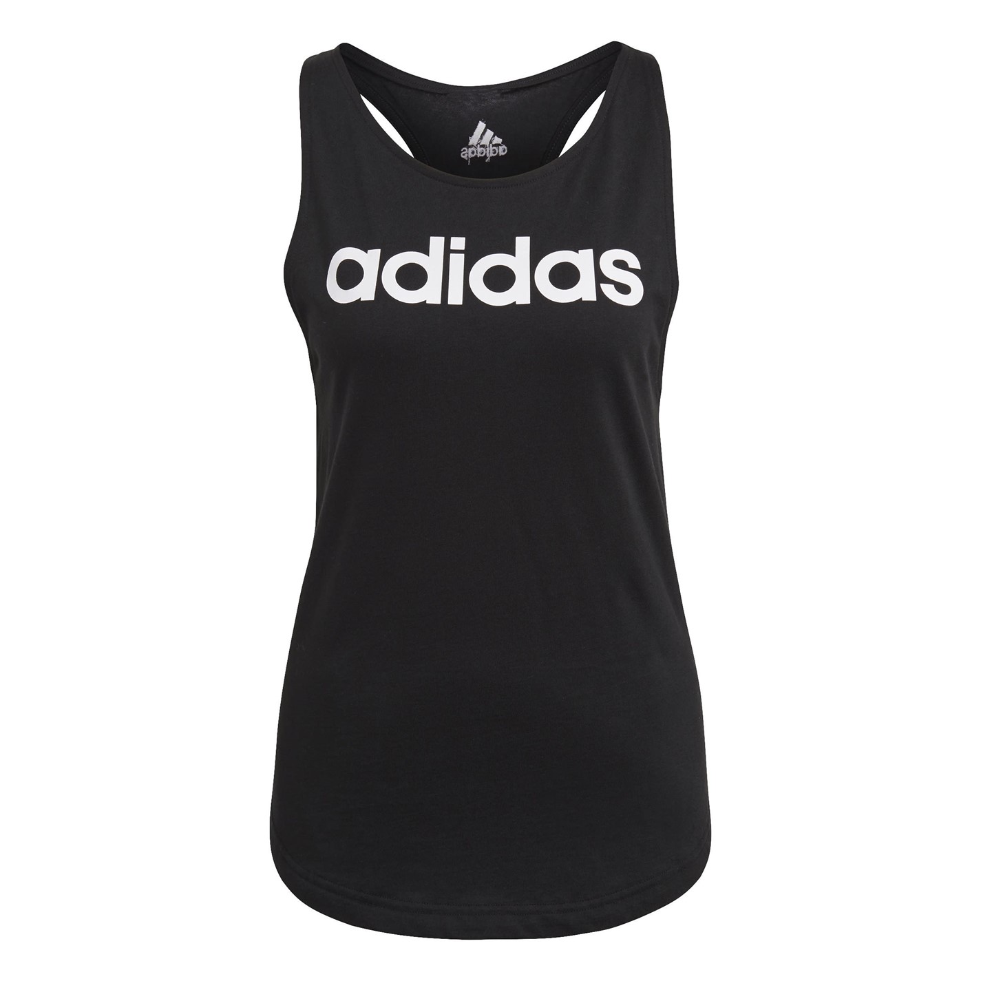 Maiou larg adidas Essentials Linear pentru femei negru alb