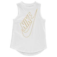 Maiouri Nike Futura pentru fetite alb auriu