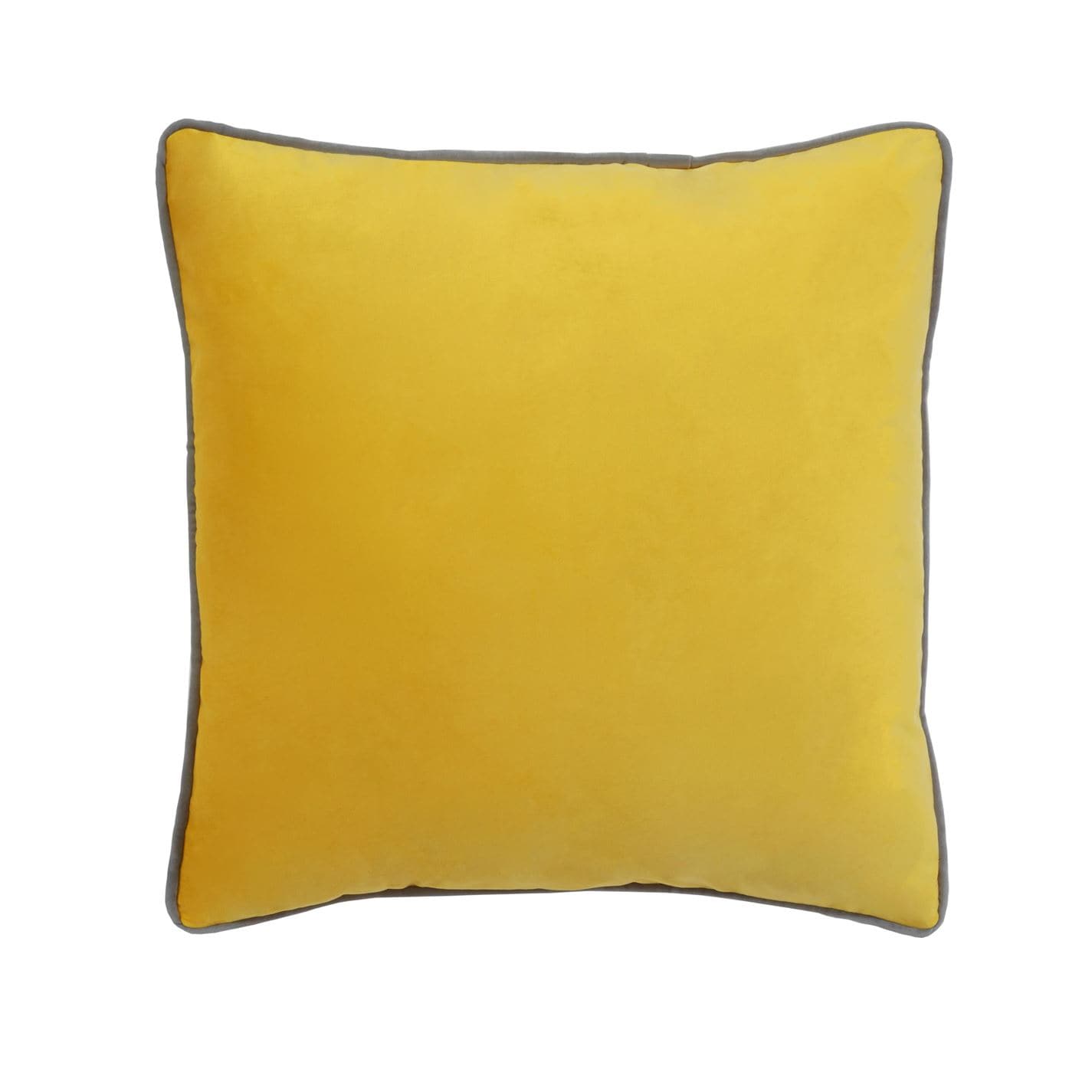 Maison Feather Cushion galben gri