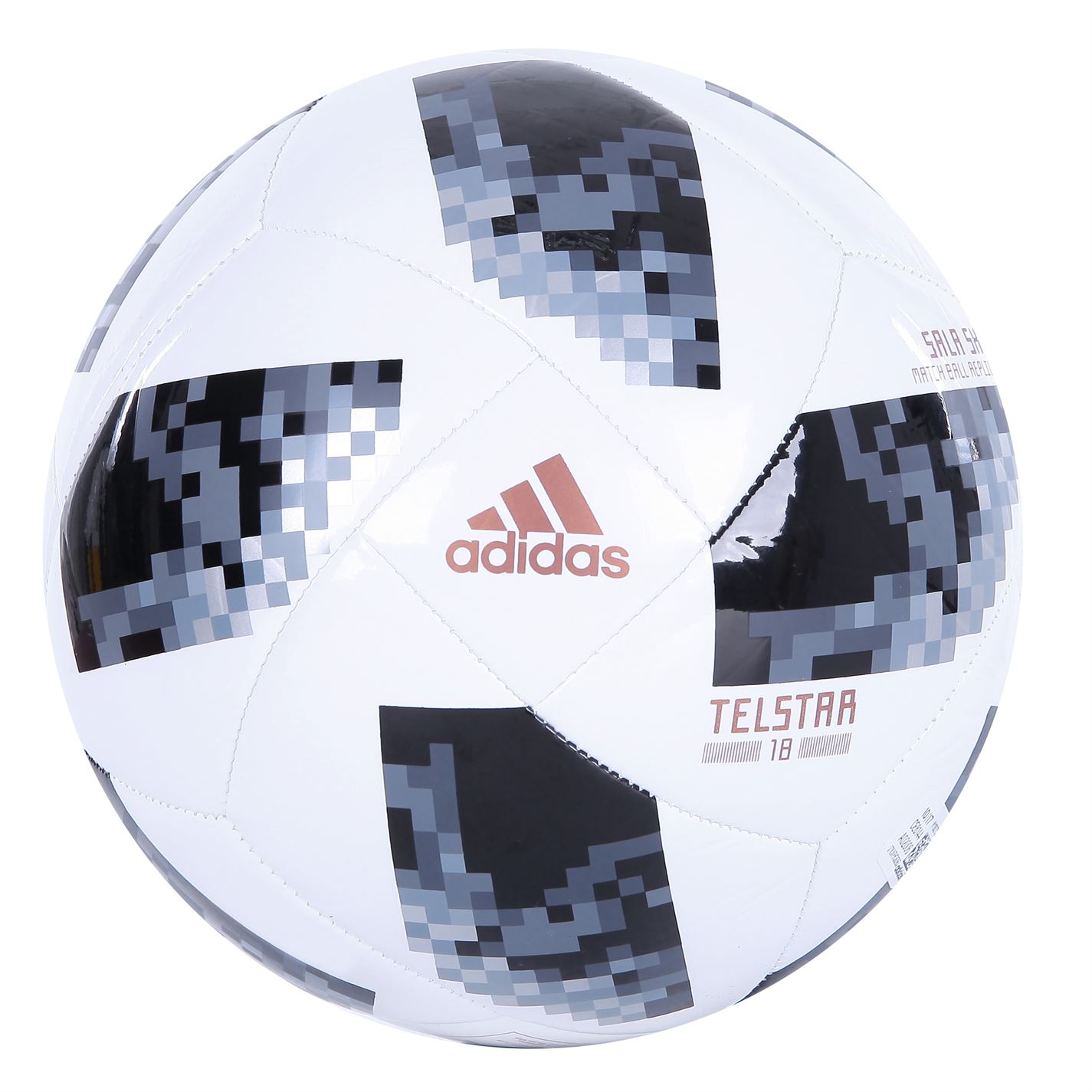 Minge fotbal adidas Cupa Mondiala 2018 Sala 5X5 Telstar Futsal alb negru slv