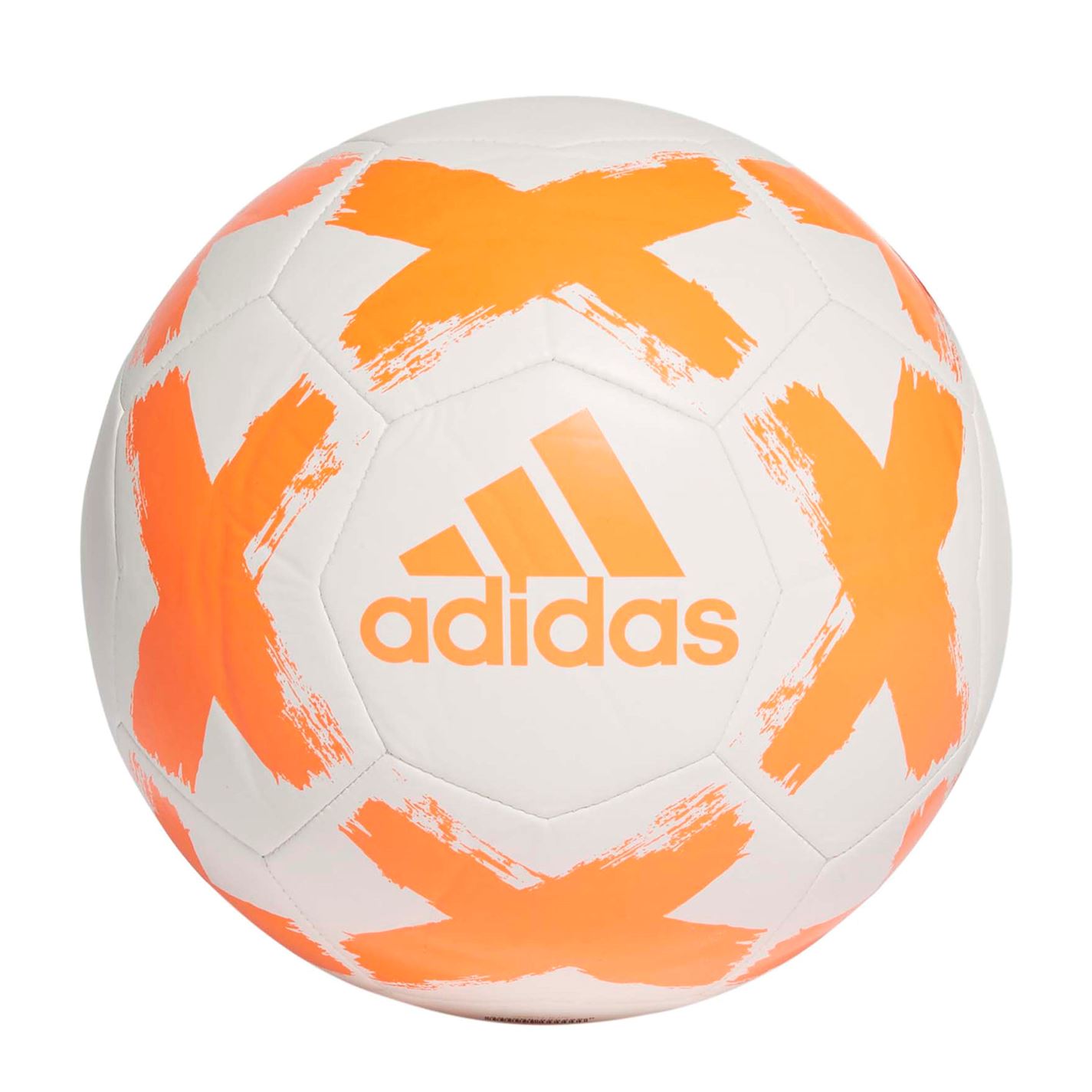 Minge fotbal adidas Starlancer Club Ball alb portocaliu