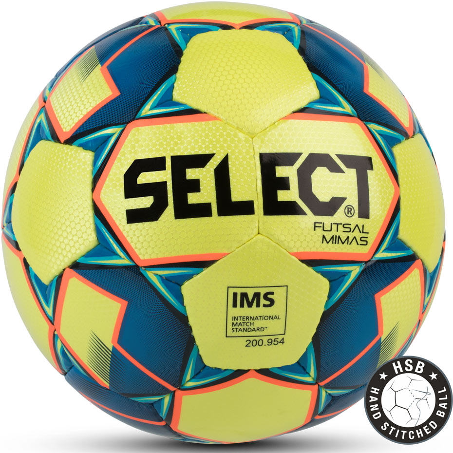 Minge fotbal Select Futsal Mimas IMS 2018 Hall galben-albastru 14159