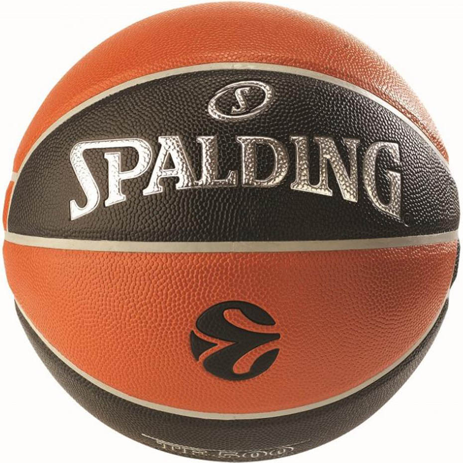 Mingi de Baschet Spalding NBA Euroleague IN OUT portocaliu-negru gazon sintetic-500 84-002Z