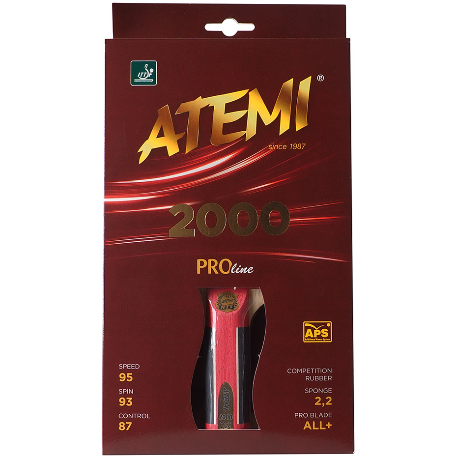 New Atemi 2000 Pro Concave Ping Pong Bats