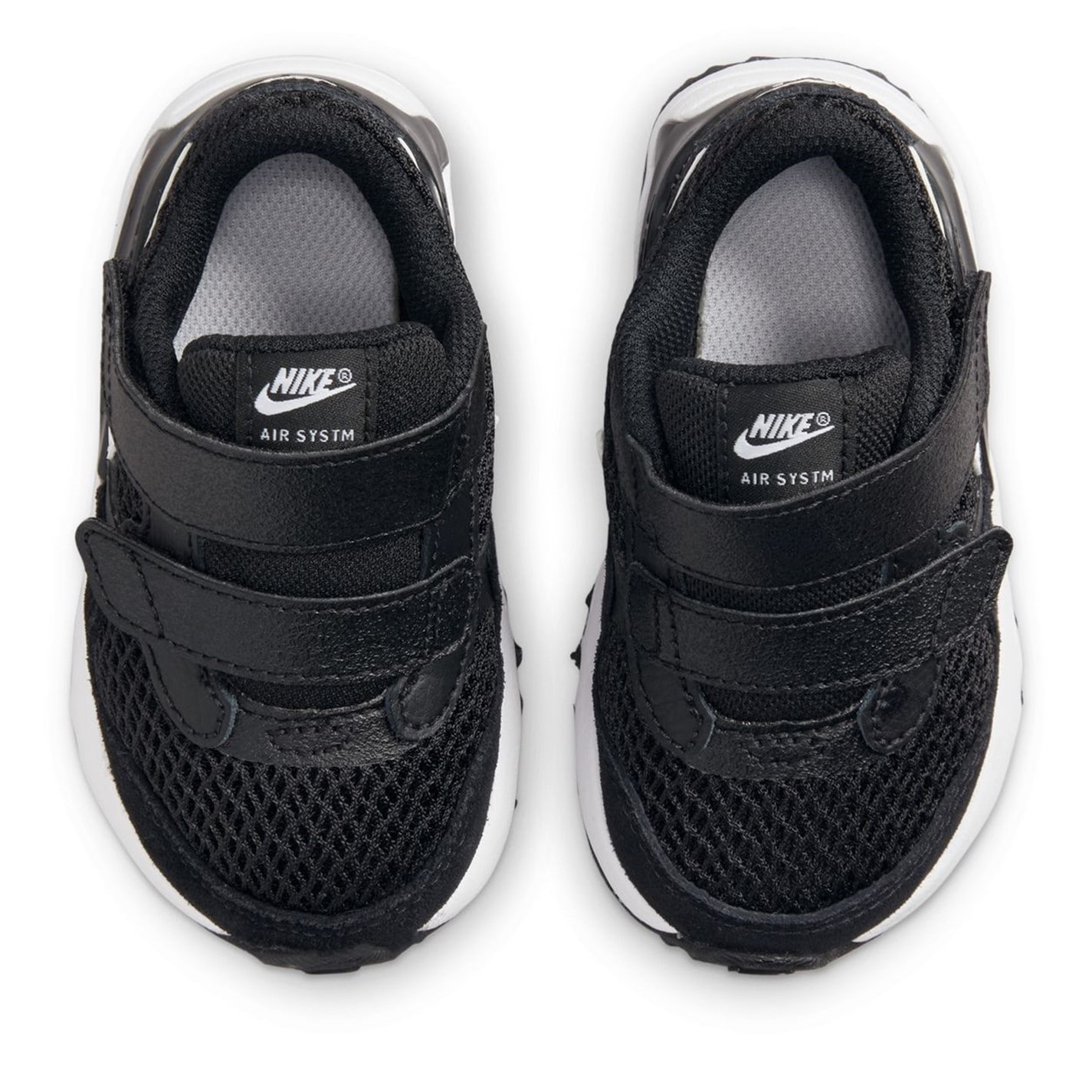 Nike Air Max System Sneakers pentru Bebelusi negru alb