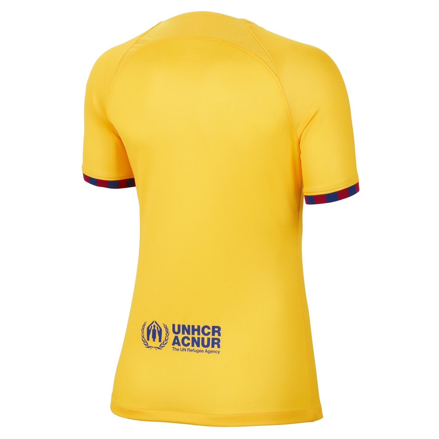 Nike Barcelona Fourth Senyera Shirt 2023 2024 pentru femei galben albastru