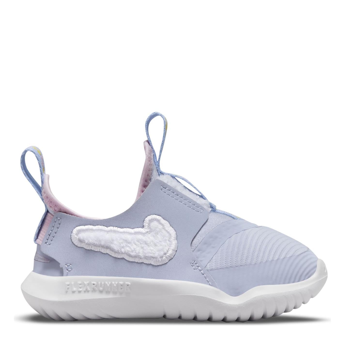 Nike Flex Runner Shoes pentru fete pentru Bebelusi gri alb dream