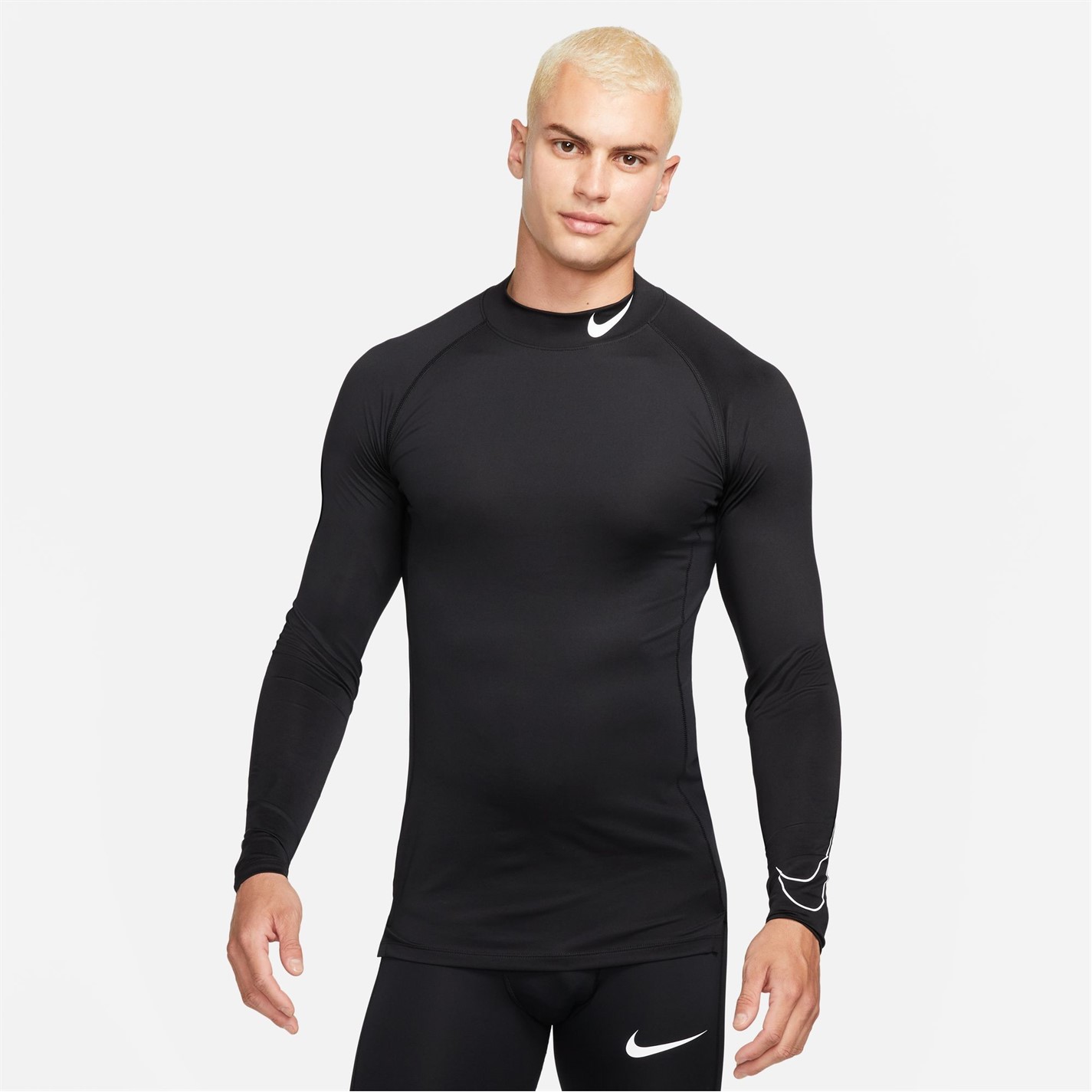 Nike Pro maneca lunga Top pentru Barbati negru