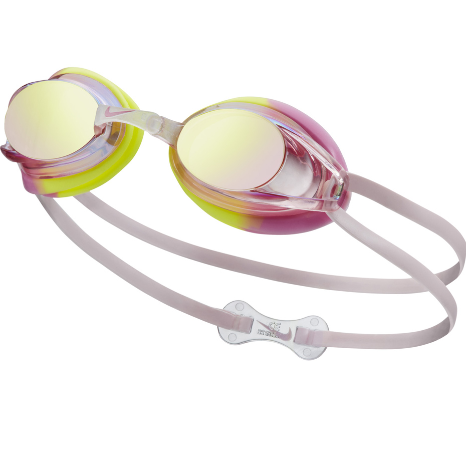 Ochelari Inot Nike Os Remora roz-galben NESS6156-953 copii pentru femei
