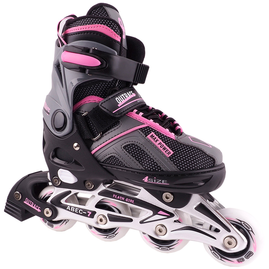 Outrace Flash Skates gri-roz PW-126B-79 Fete