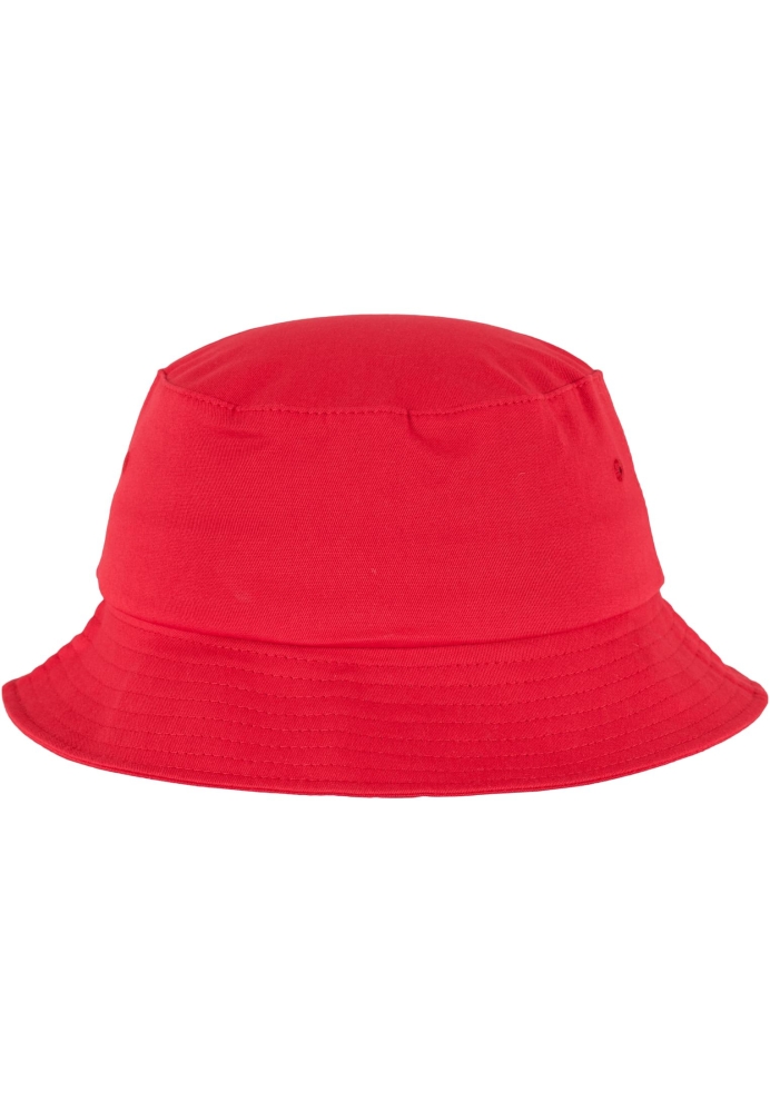 Palarie vara bumbac Flexfit Twill Bucket Hat barbati rosu