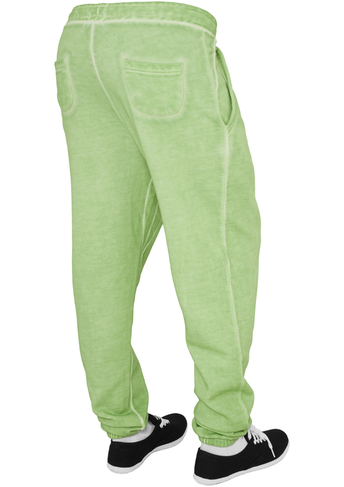 Pantalon sport spray dye verde Urban Classics