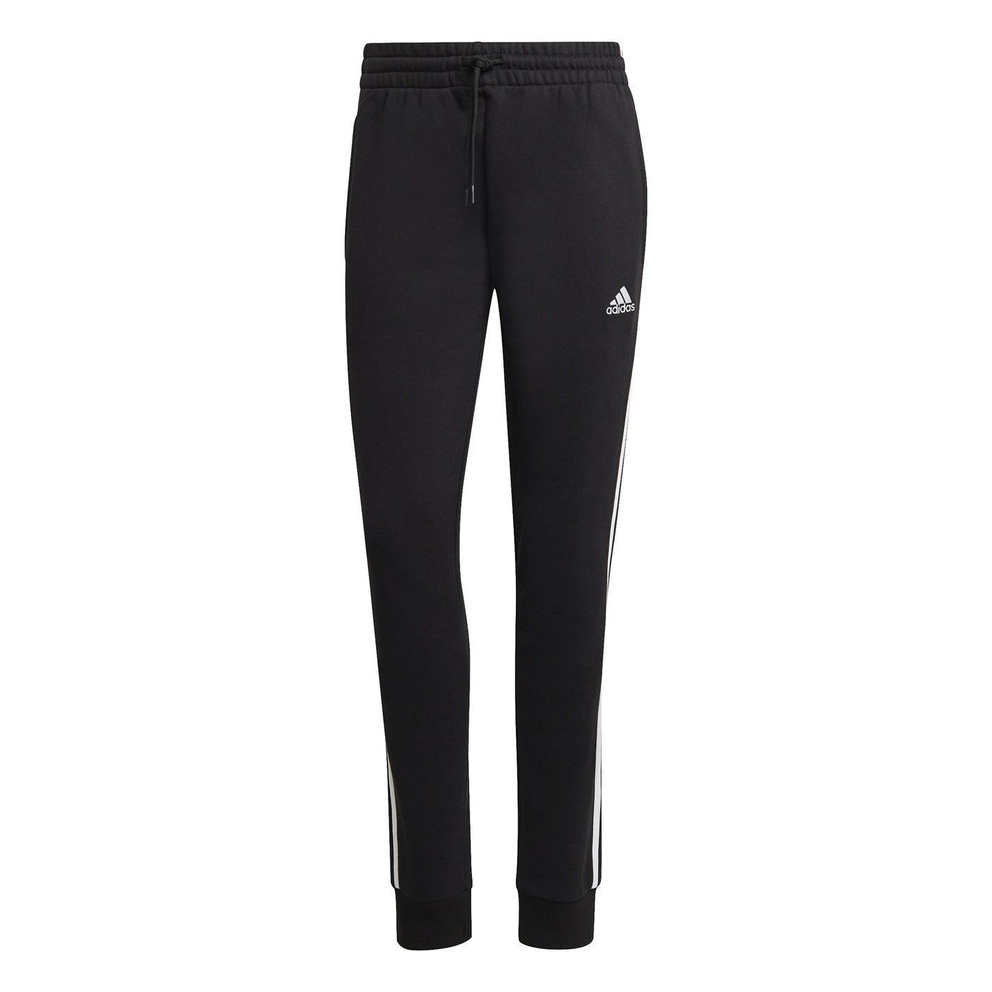 Pantaloni adidas 3-Stripes Slim pentru femei negru alb