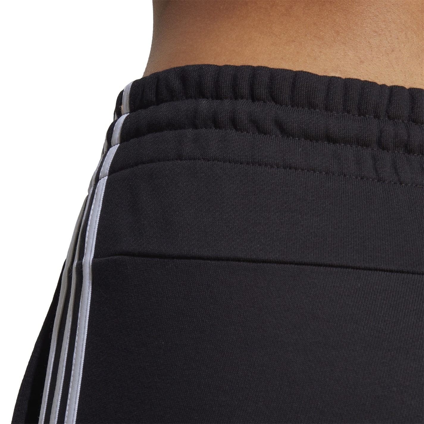 Pantaloni adidas 3-Stripes Slim pentru femei negru alb