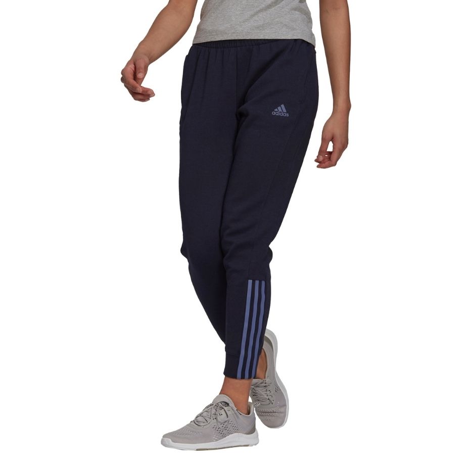 Pantaloni Adidas Essentials 3-Stripes mov H07806 pentru femei