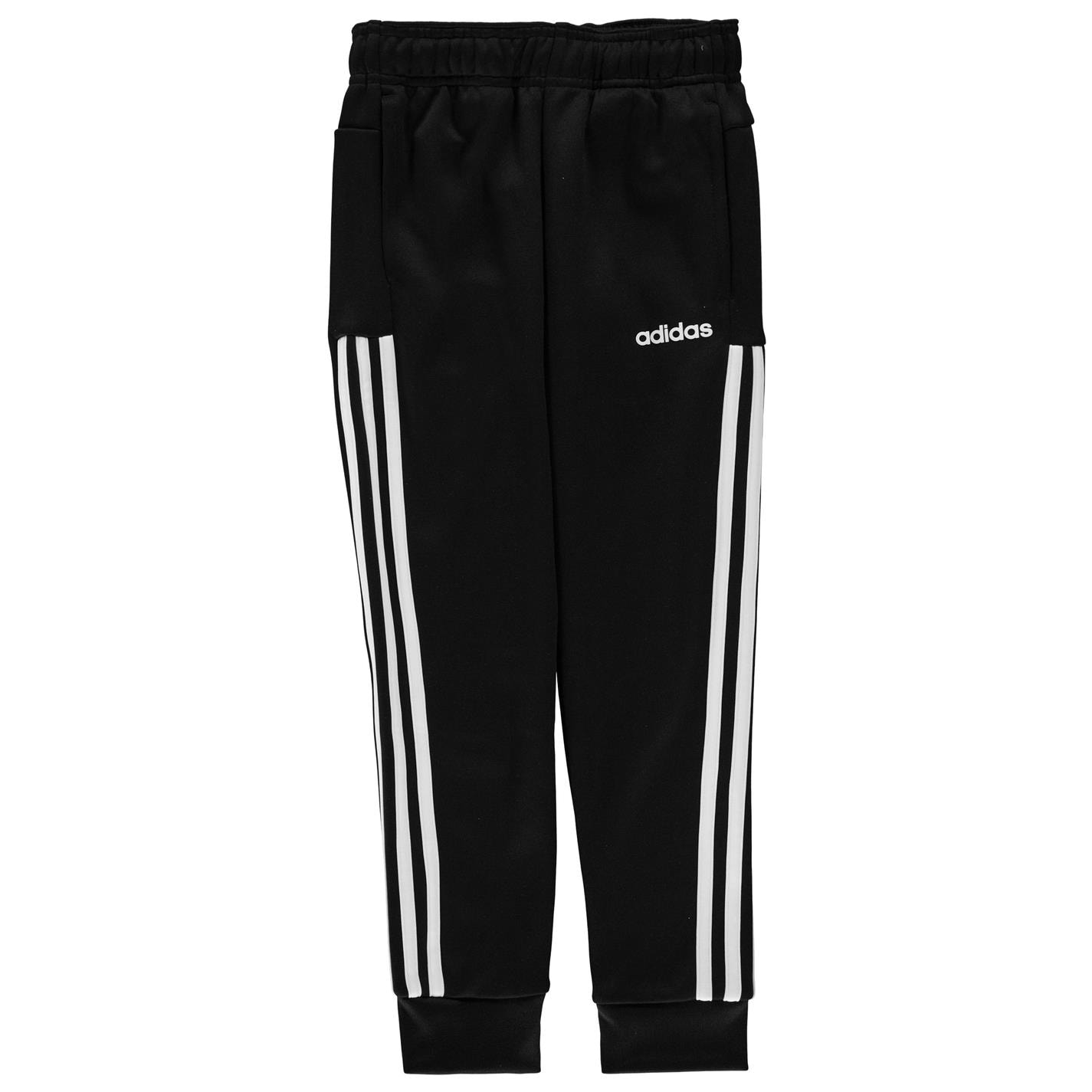 Pantaloni adidas Poly Matt pentru baietei negru alb