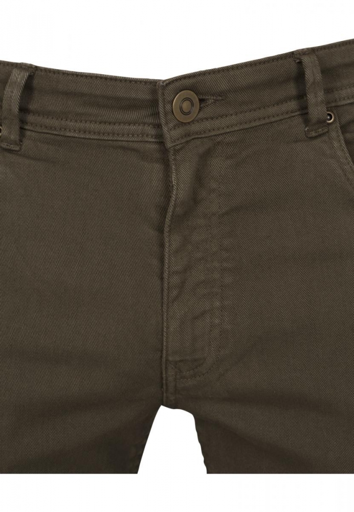 Pantaloni Basic Stretch 5 cu buzunar oliv Urban Classics