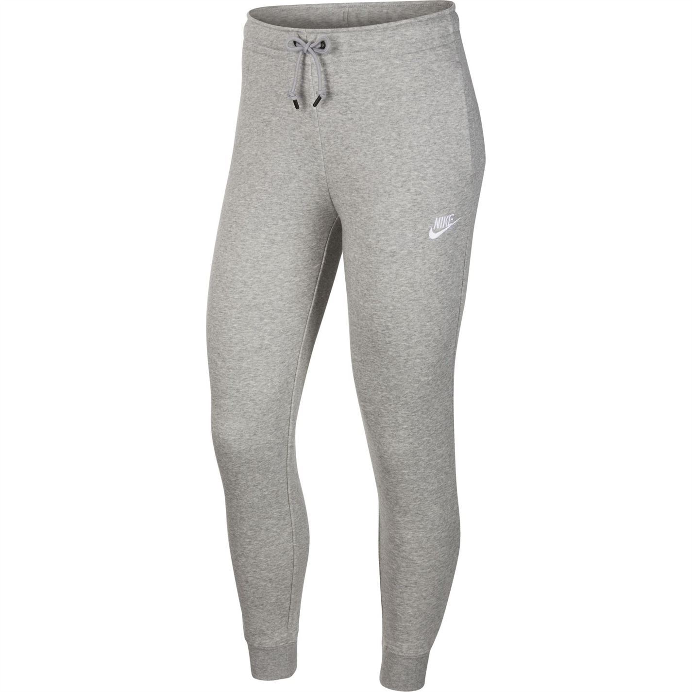 Pantaloni caldurosi Nike Sportswear Essential pentru femei gri hth alb