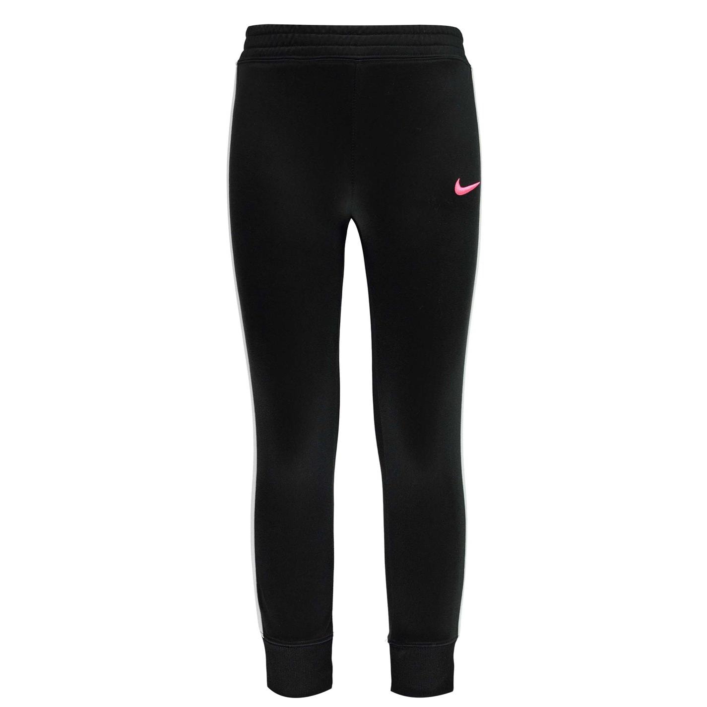 Pantaloni de trening Nike Swoosh pentru fete pentru Bebelusi negru alb