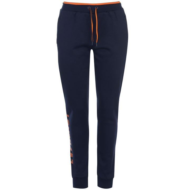 Pantaloni jogging Everlast Side Logo pentru Femei bleumarin portocaliu