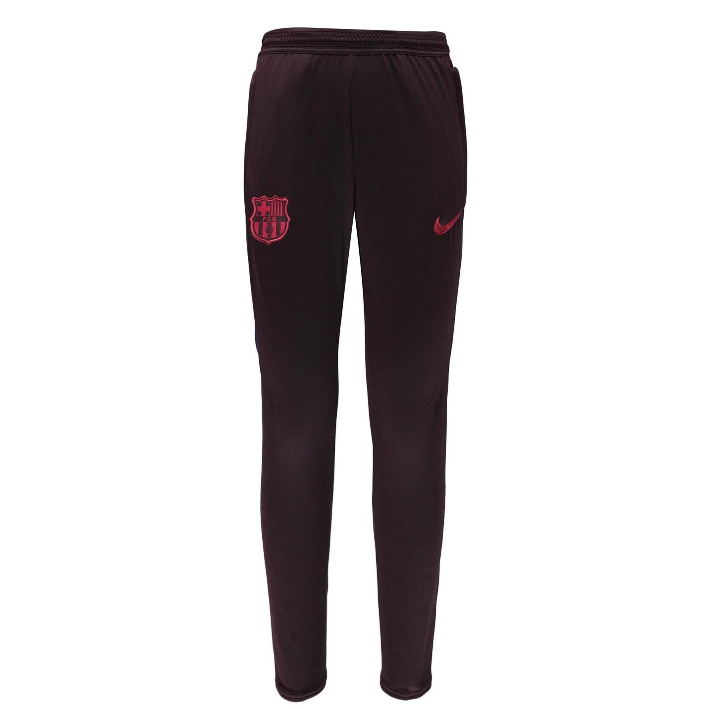 Pantaloni jogging FC Barcelona FC Barcelona Dry Strike Juniors rosu burgundy