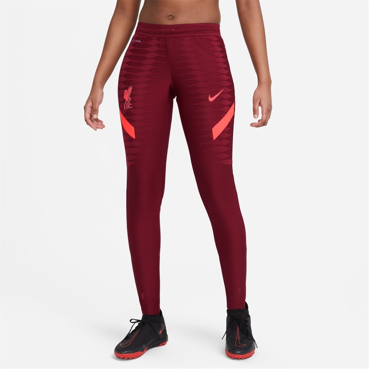Pantaloni jogging Nike Liverpool FC Elite pentru femei rosu inchis