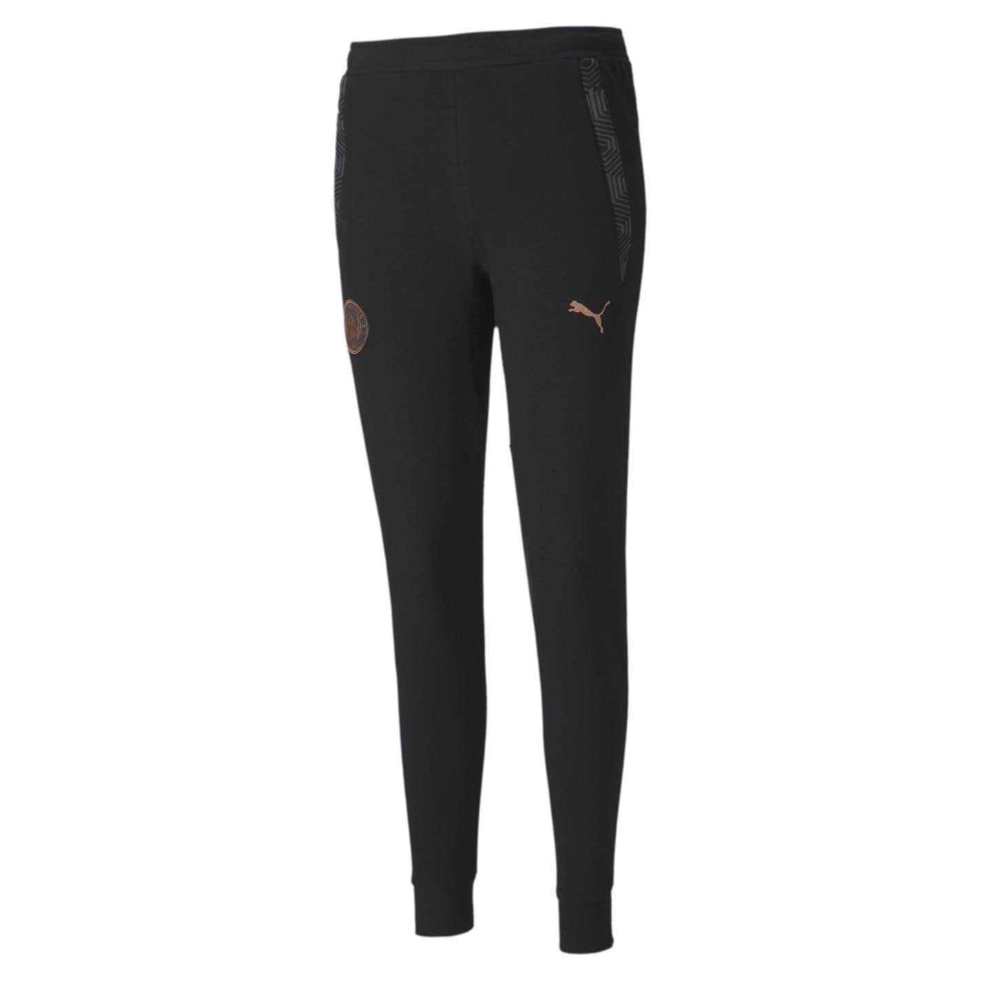 Pantaloni jogging Puma Manchester City FC Casual pentru femei negru maro