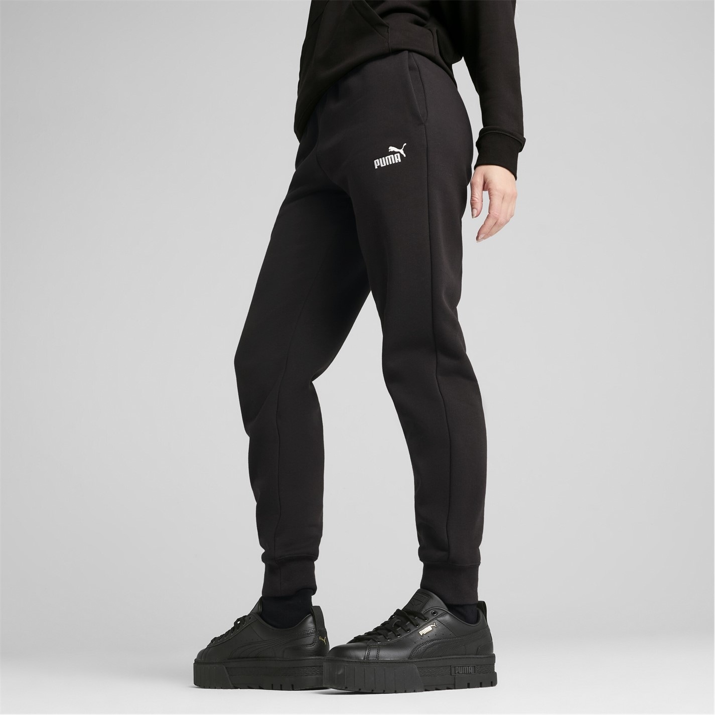 Pantaloni jogging Puma No1 Logo negru alb