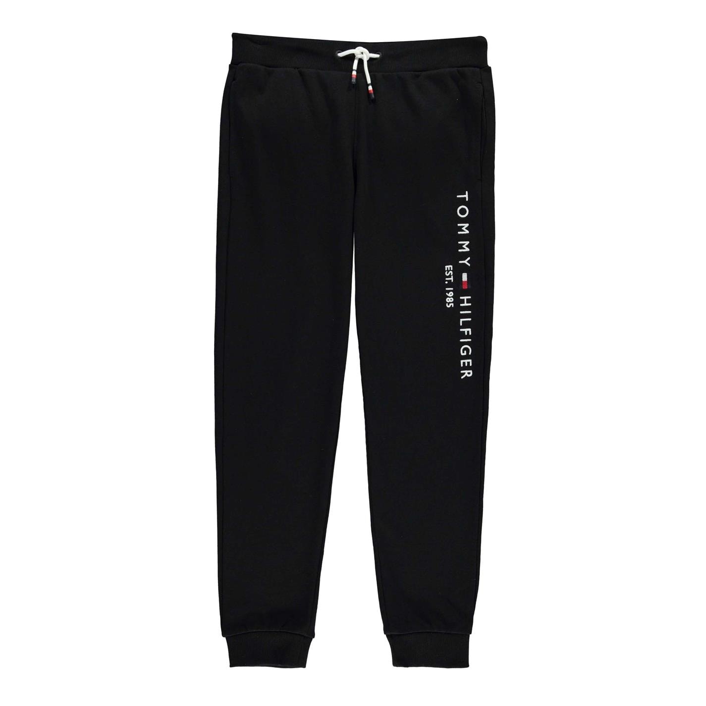 Pantaloni jogging Tommy Hilfiger Essential negru bds