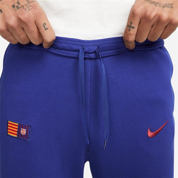 Pantaloni Nike M NK GFA FLC FT albastru rosu