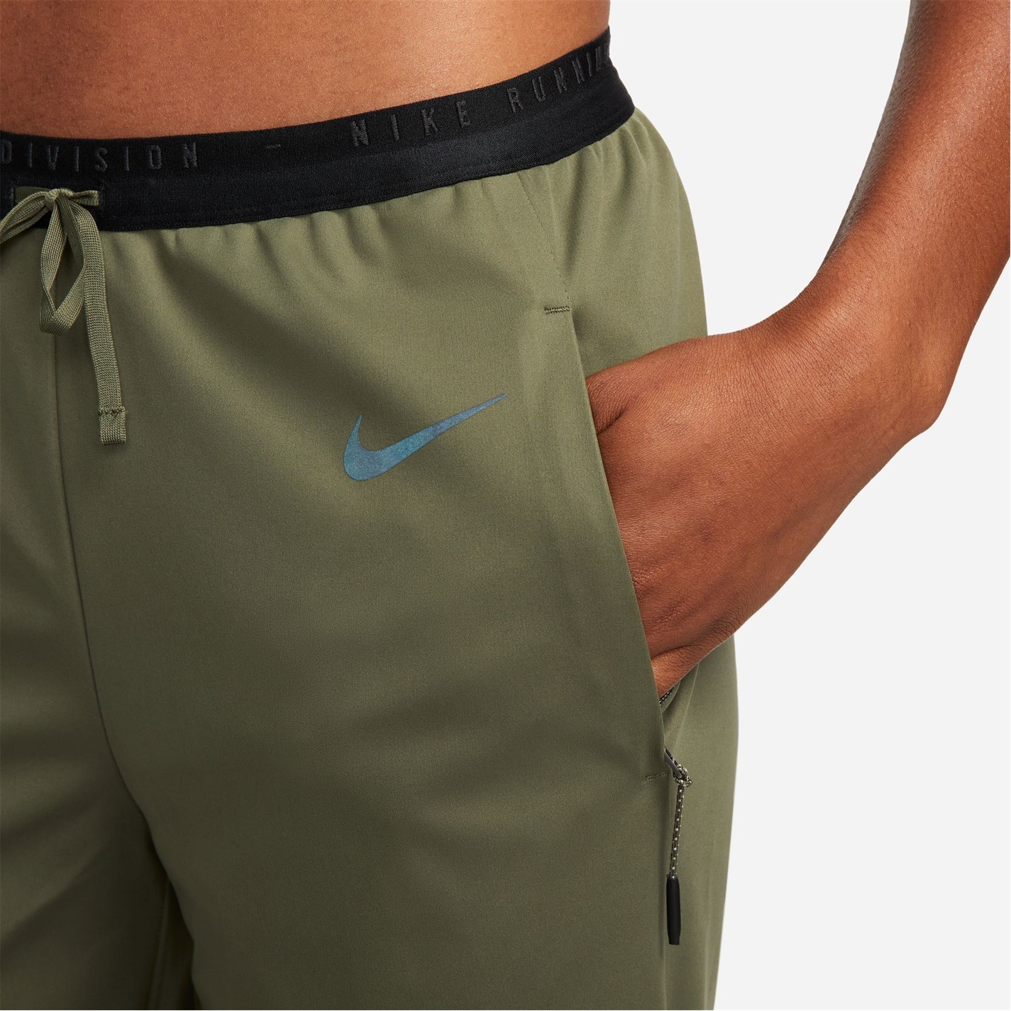 Pantaloni Nike Storm-FIT Run Division pentru femei oliv
