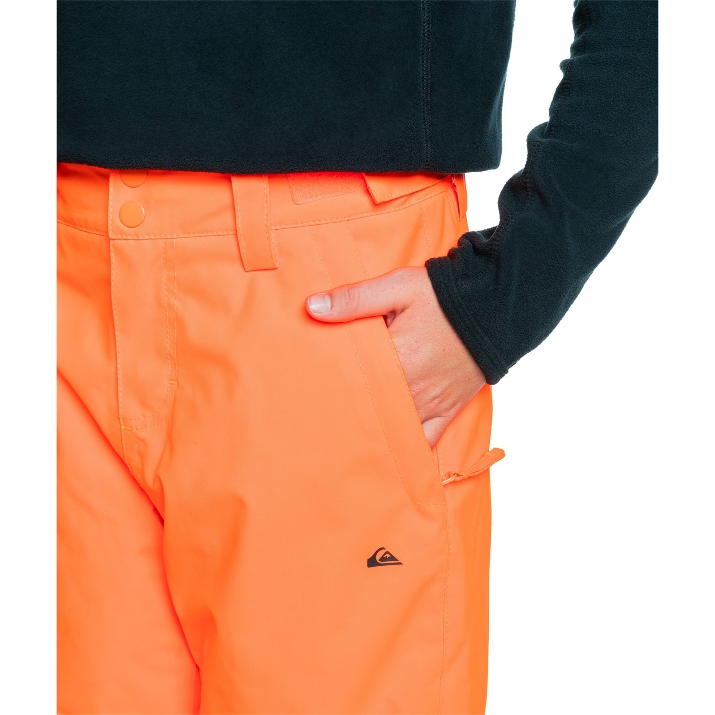 Pantaloni Quiksilver zapada shock portocaliu